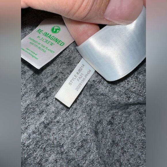 J.Crew Men’s Long Sleeve Grey‎ Heather Henley Size S - Picture 9 of 11